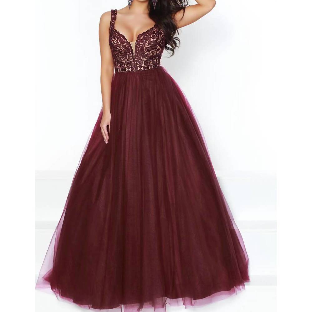 NEW 2CUTE sleeveless maxi dress in wine